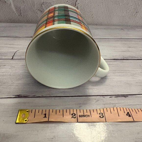 Essex County Tartan Coffee Mug 22K Gold Decorated in China (SKU: 216MI) - Picture 7 of 8